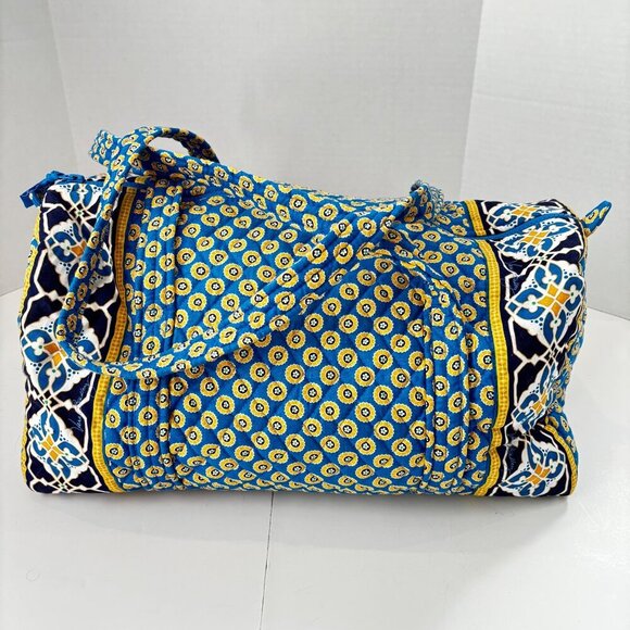 Vera Bradley Travel Set Duffle Bag Cosmetic Pouch Wallet Riviera Classic Excel! - Picture 5 of 16